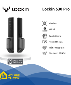 Khoá Vân Tay Xiaomi Lockin S30 Pro - Bản Quốc Tế
