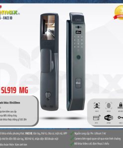 Alternative view of Khoá thông minh Cửa Gỗ Demax SL 919 FaceID