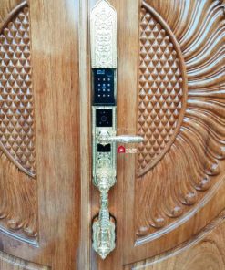 Alternative view of Khoá Thông Minh Đại Sảnh Mạ Vàng DM SL888 24K Brass