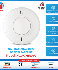 Đầu báo cháy khói Wifi SafeFire AJ-760W