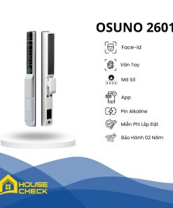 Alternative view of Khoá thông minh cửa nhôm Face-id OSUNO 2601
