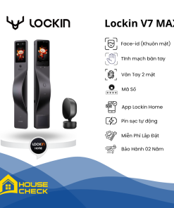 Khoá Thông Minh AI Lockin V7 Max - Tự Sạc Không Dây